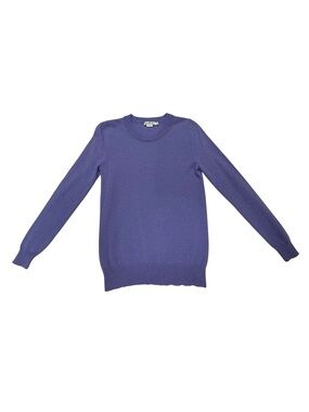 Enzo Mantovani Italy 100% Cashmere Crewneck Sweater Purple - Size Medium